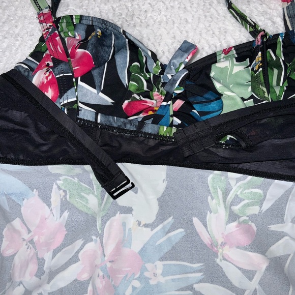 Swimsuits For All Women's Plus Size Adjustable Relaxed Fit Tie Front - Picture 9 of 11